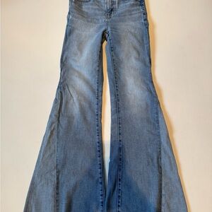 Women's Blue Flared Jeans